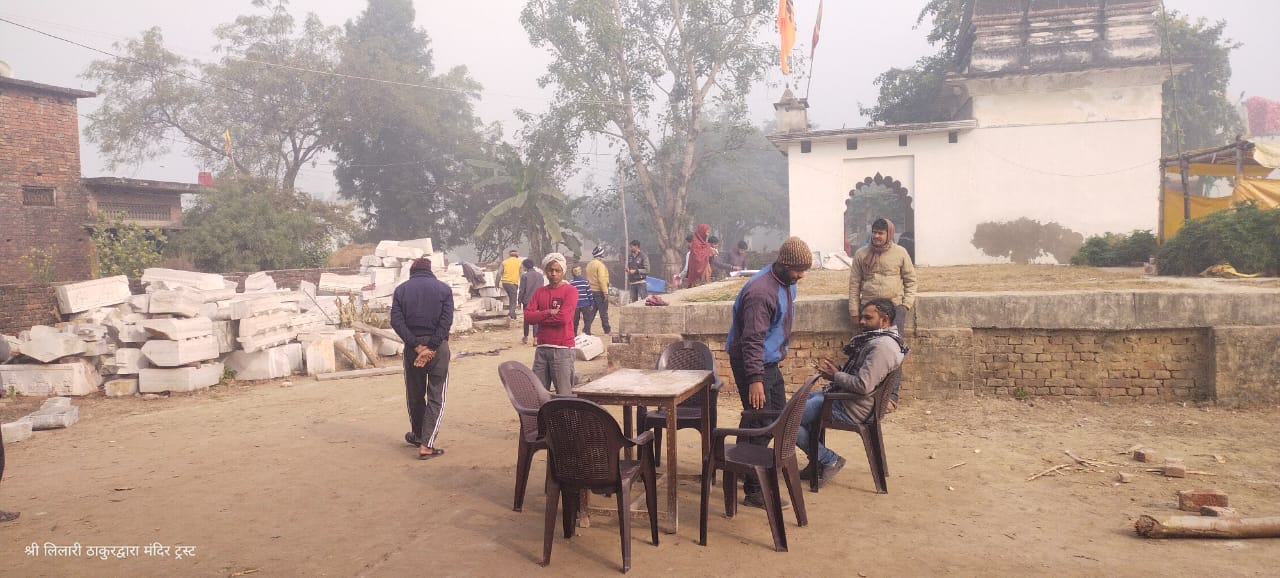 Installation of stones